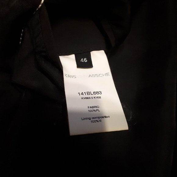 Kris Van Assche SS14 Zipped Blouson Jacket Black Small (46) - Picture 6 of 8